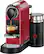 Angle. Nespresso - Citiz&Milk OriginalLine Espresso Maker/Coffeemaker/Milk Frother - Cherry red.