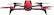 Front. Parrot - Bebop 2 Quadcopter with Skycontroller - Red.