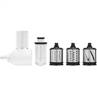 Fresh Prep Slicer/Shredder Attachment for KitchenAid Stand Mixers - White - Front_Zoom