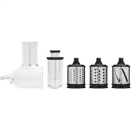 Fresh Prep Slicer/Shredder Attachment for KitchenAid Stand Mixers - White