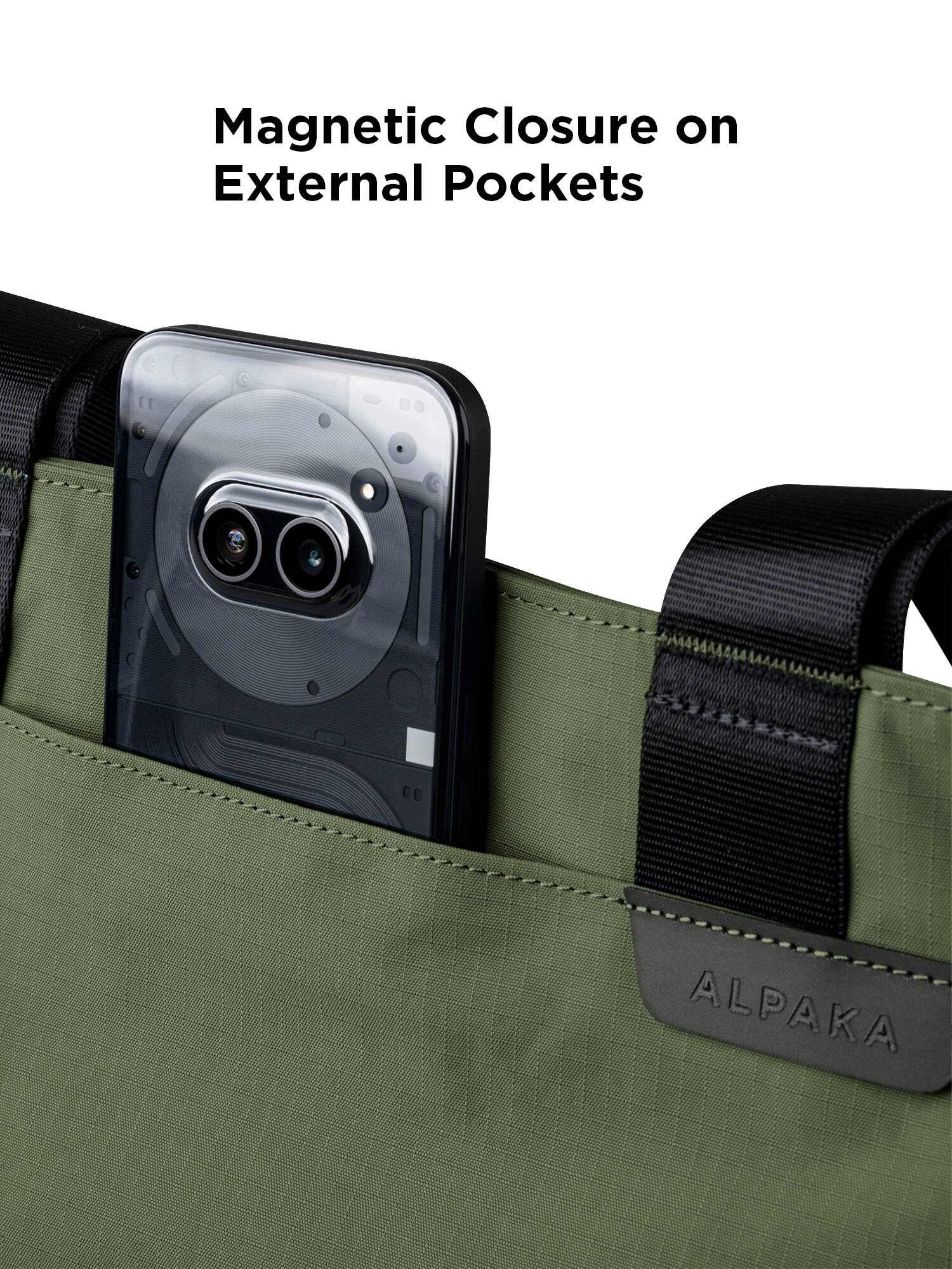Magnetic Closure on External Pockets

ALPAKA