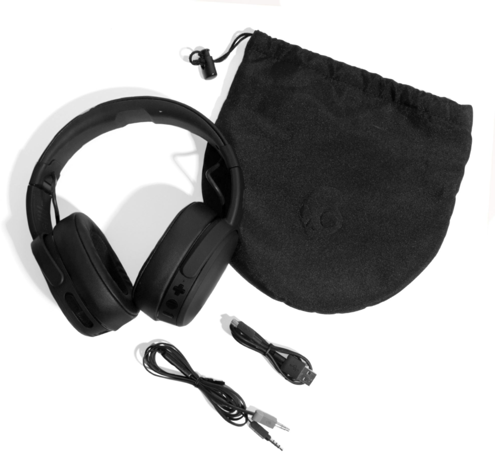 Best Buy: Skullcandy Crusher Wireless Over-the-Ear Headphones Black/Coral  S6CRW-K591