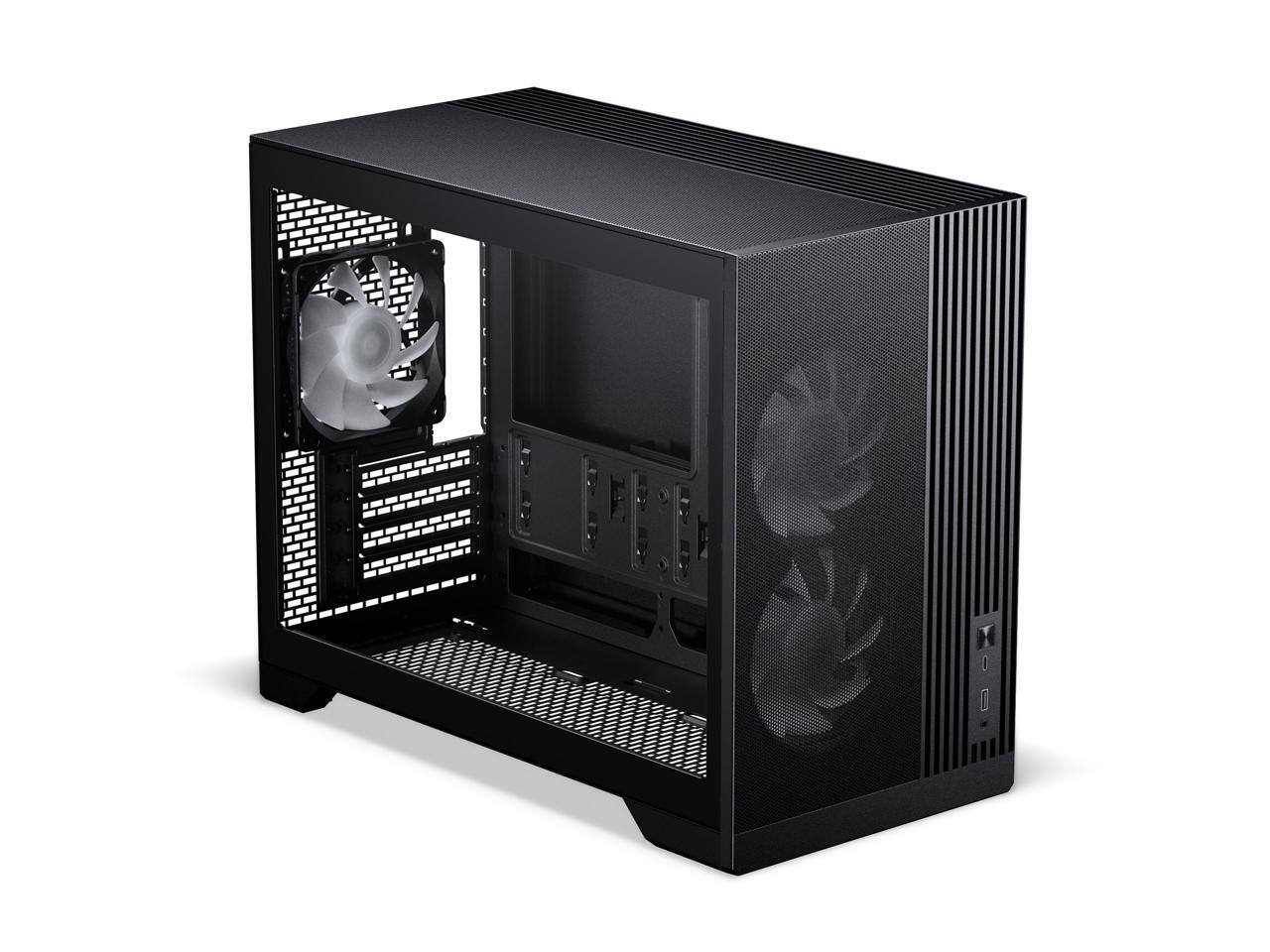 Alt View 1. Phanteks - Phanteks XT M3, Compact Micro-ATX Chassis, Mesh Front, Tempered Glass, 3x 120mm D-RGB Fans, Black - Black.