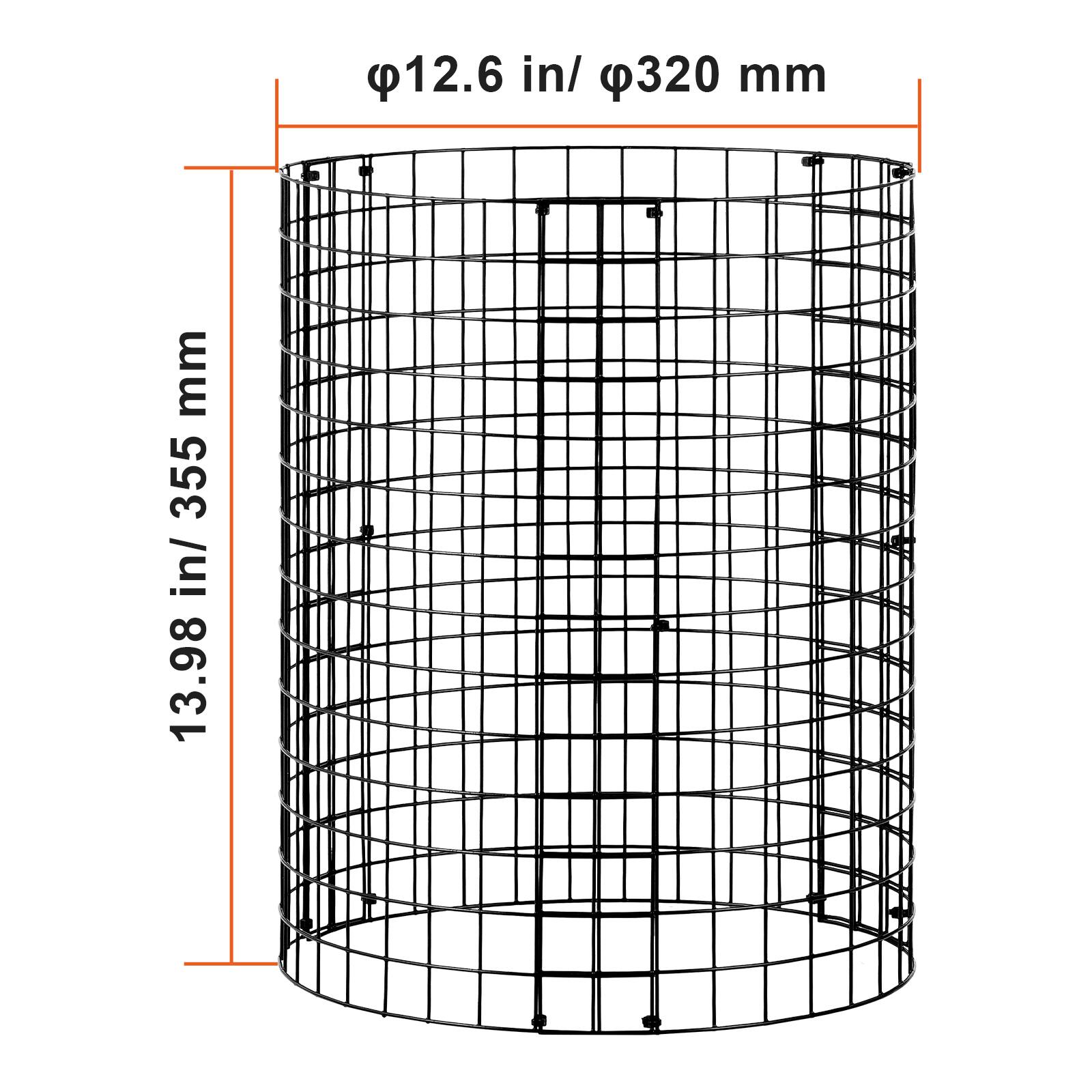 C 12.6 in/ 320 mm

13.98 in/ 355 mm