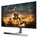 Left. Philips - Momentum 32" LED 4K Gaming Monitor with HDR - Silver.
