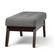 Alt View 14. Simpli Home - Draper Mid Century Tufted Ottoman Bench - Slate Grey.