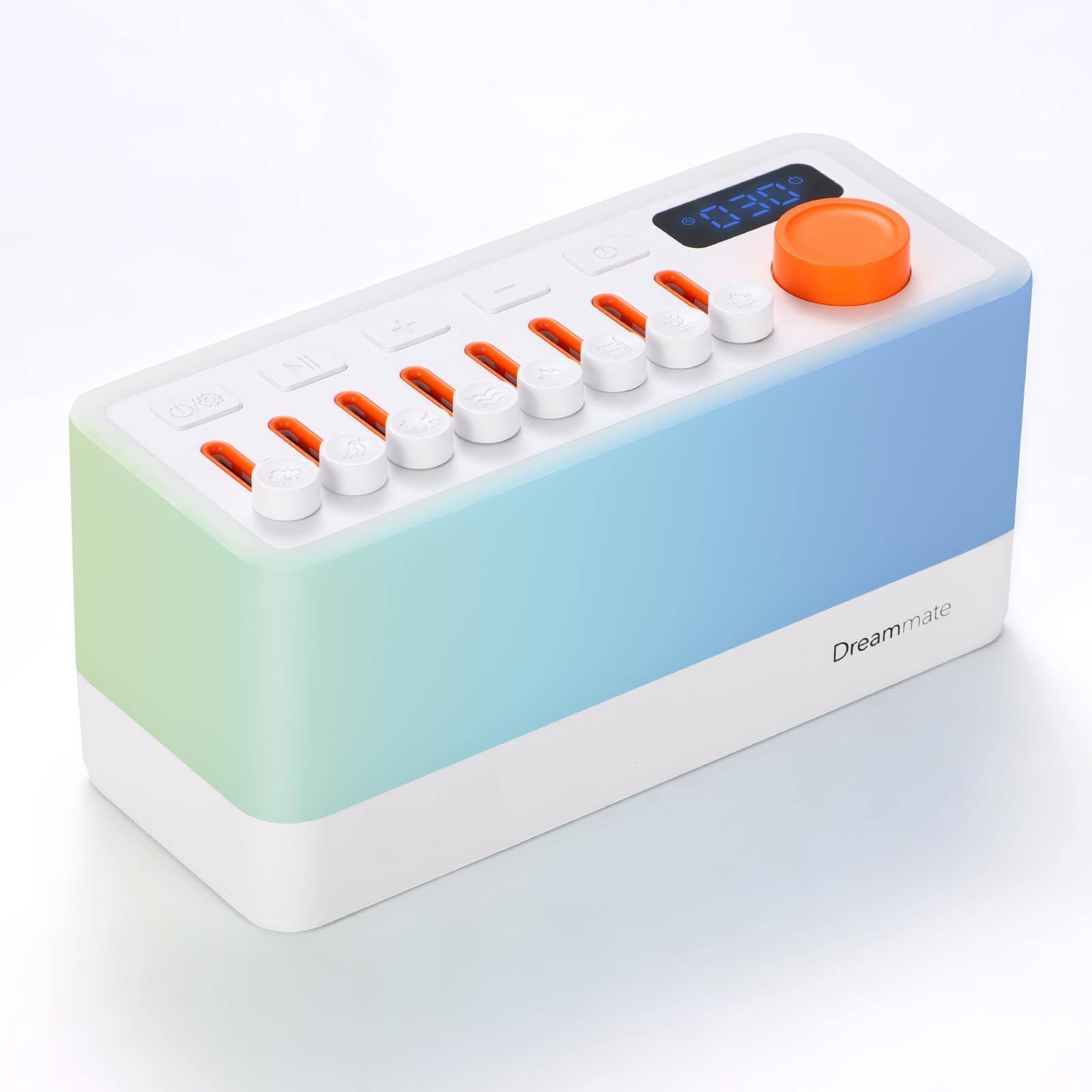 Front. Cedar Assembly - 3-in-1 Sleep Sound Machine portable Speaker 12 Colors Night Light Mixable 8 Sounds Noise Machine Timer For Aid - Default.