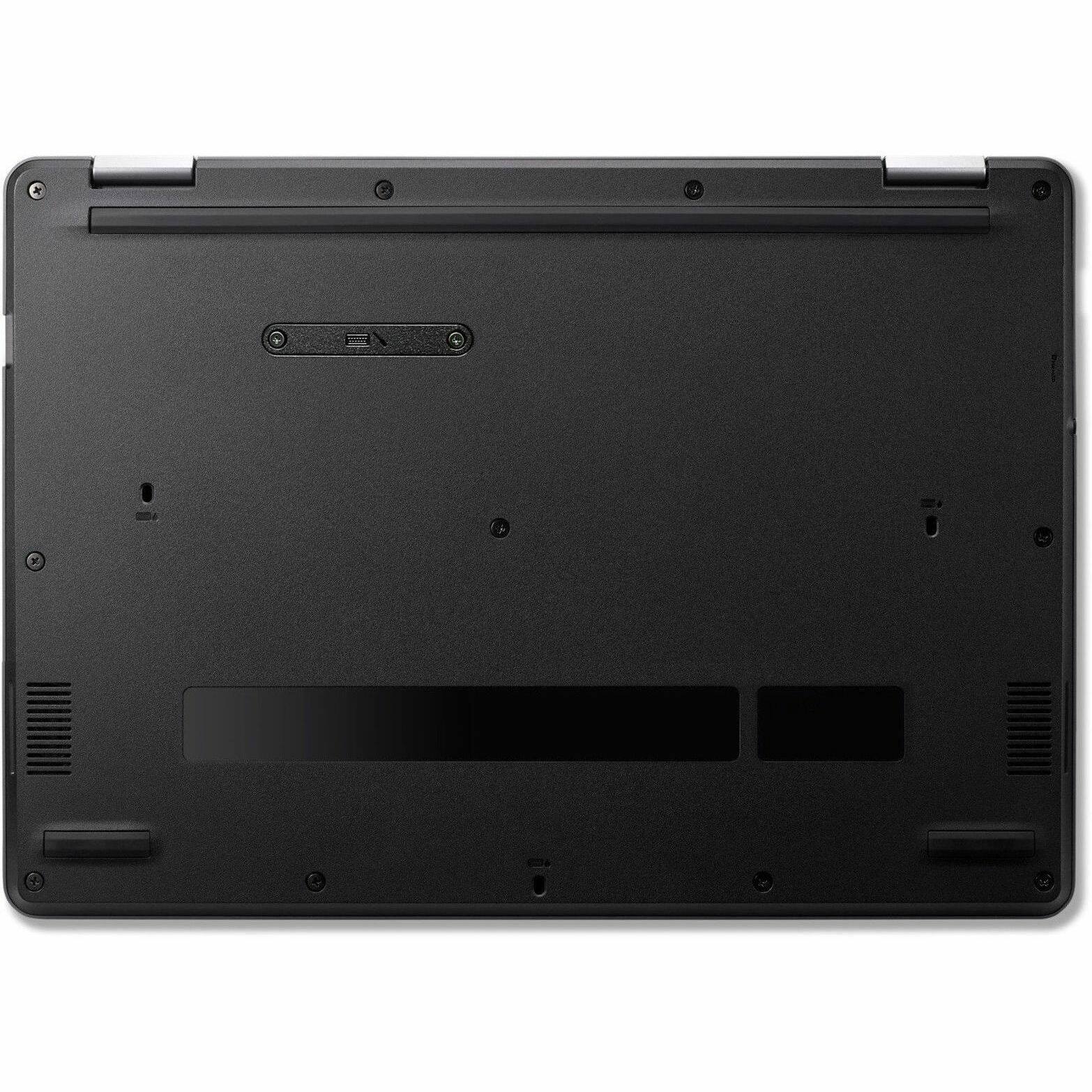 Alt View 5. Acer - Acer Chromebook Spin 511 R756T R756T-C7Q7 11.6" Touchscreen Convertible 2 in 1 Chromebook - HD - 60 Hz - Intel N-Series - Black.