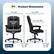 Serta Product Dimensions:
* Width: 28"
* Depth: 29.5"
* Back Height: 24.5"
* Seat Depth: 20"
* Inner Seat Width: 20.5"
* Weight Capacity: 275 lb.
* Chair Height Max: 45"
* Chair Height Min: 41"
* Seat Height Max: 23"
* Seat Height Min: 19"