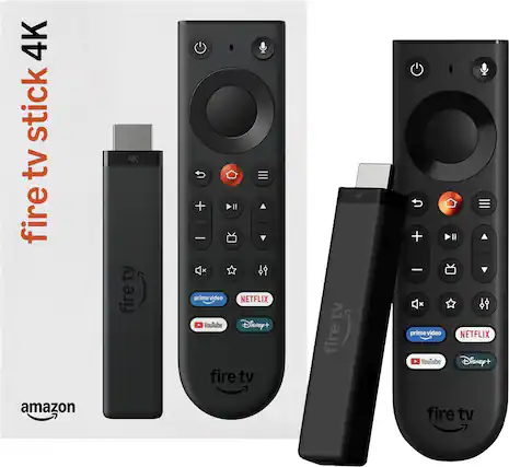 4K stick tv fire
4K
+
4K
+
tv fire
prime video NETFLIX YouTube Disney fire tv
tv fire
X prime video YouTube
NETFLIX Disney +
amazon
fire tv