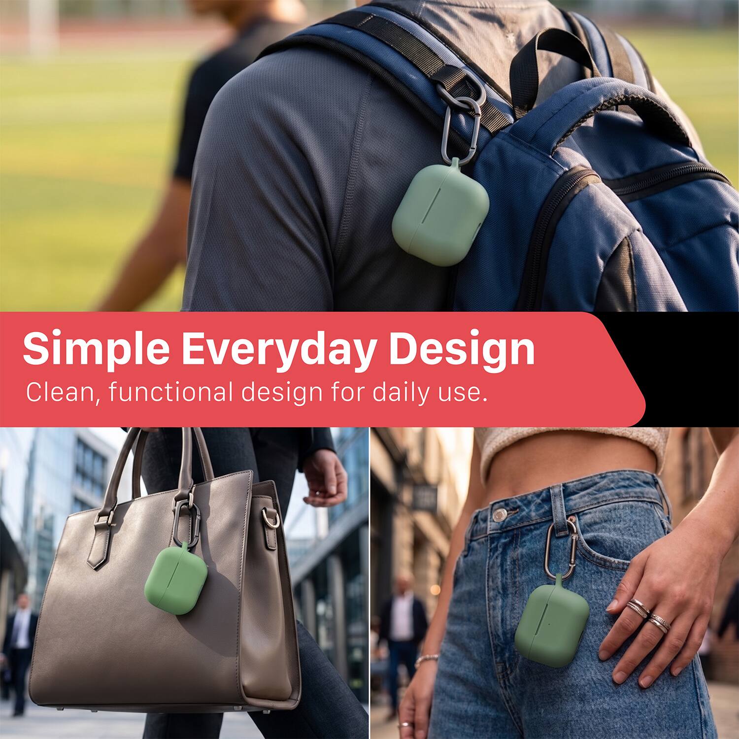 Simple Everyday Design  
Clean, functional design for daily use.