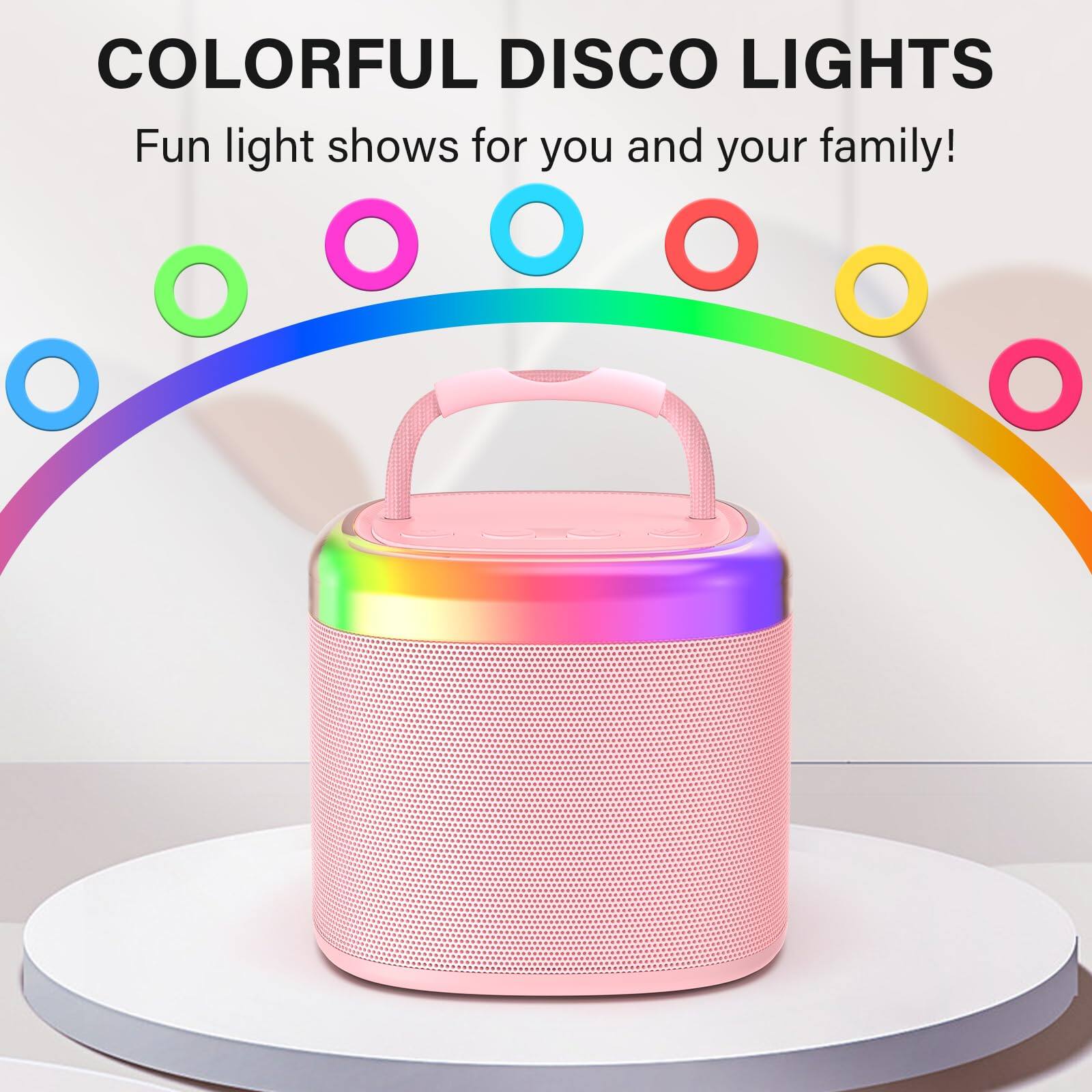 COLORFUL DISCO LIGHTS  
Fun light shows for you and your family!