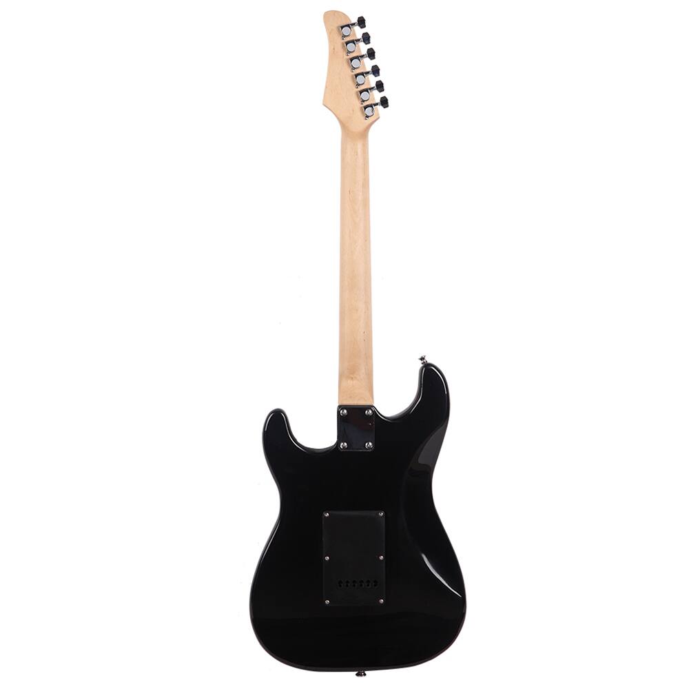Left. Winado - 39 Inch Electric Guitar with Amp, Full Size 6 String SSS Pickups Electric Guitars Kit W/Accessories Guitar Strap, Plectr.