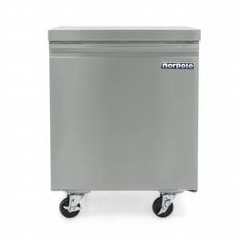 Magic Chef - Commercial 6 cu. ft. Under Counter Refrigerator - Stainless Steel