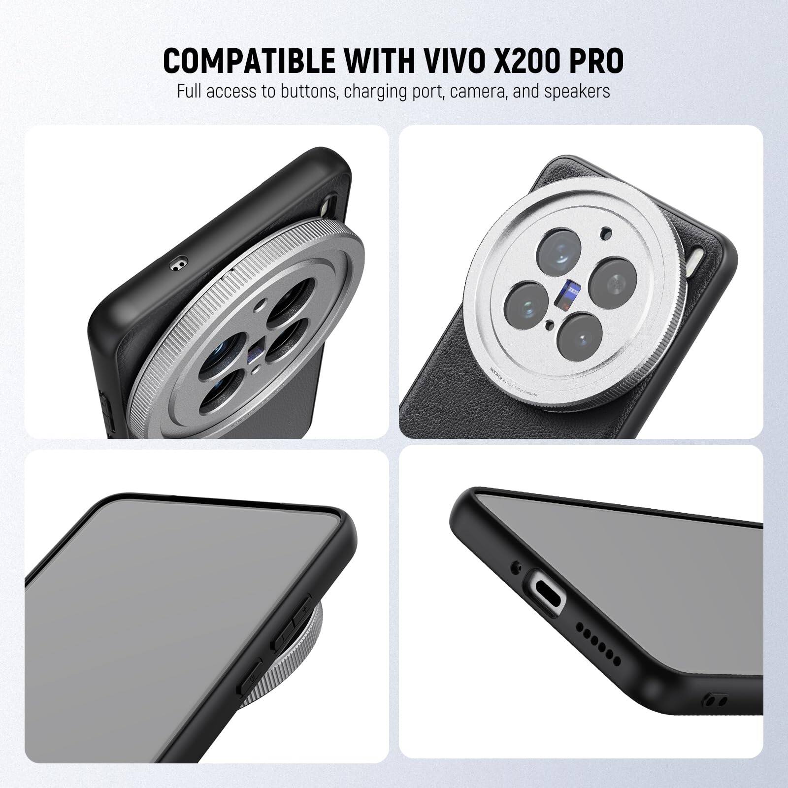 COMPATIBLE WITH VIVO X200 PRO  
Full access to buttons, charging port, camera, and speakers