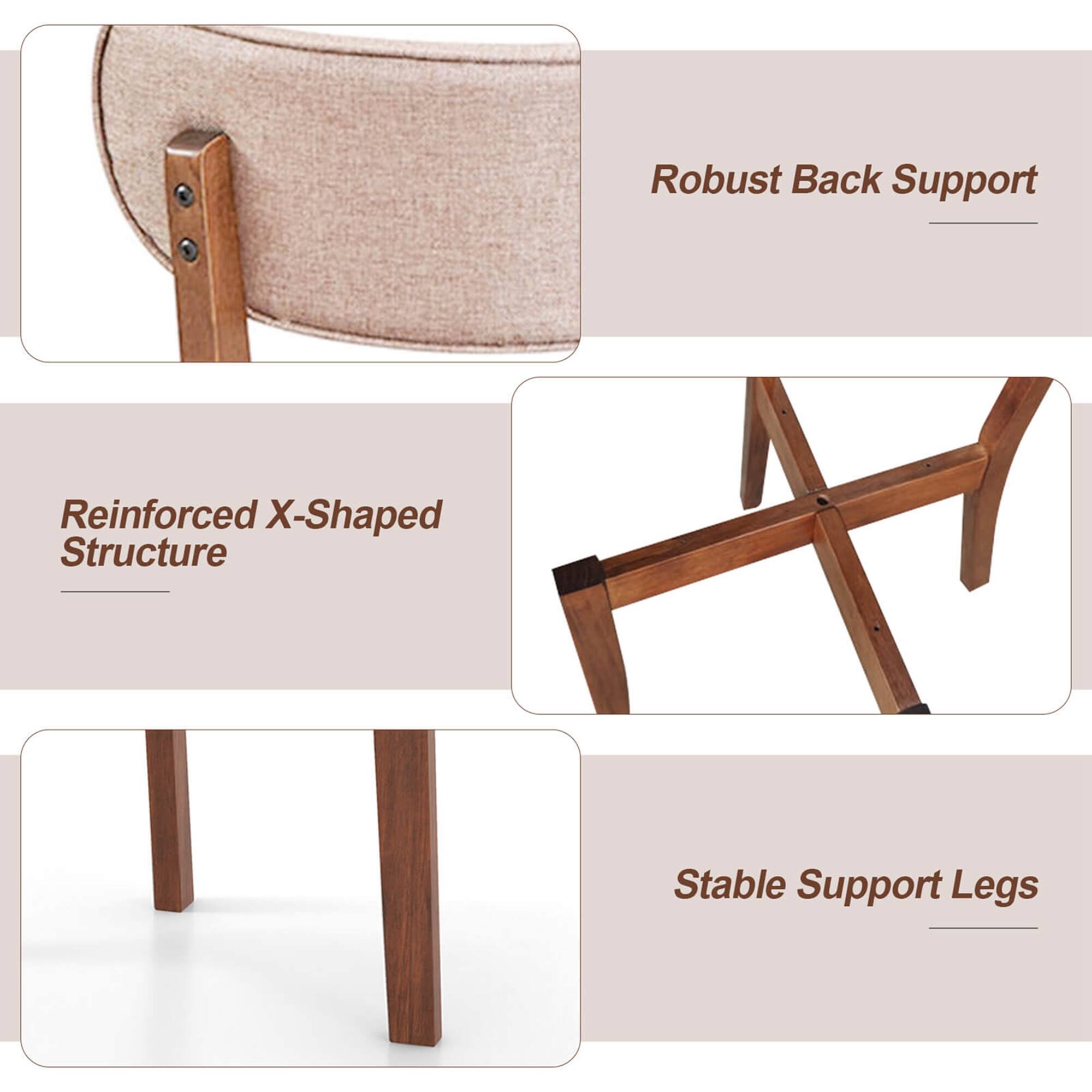 Robust Back Support
Reinforced X-Shaped Structure
Stable Support Legs