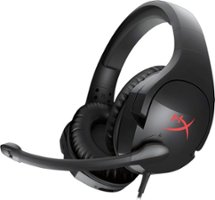 HyperX - Cloud Stinger Wired DTS Headphone:X Gaming Headset for PC, Xbox X|S, Xbox One, PS5, PS4, Nintendo Switch, and Mobile - Red/Black - Angle_Zoom