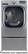 Alt View 13. LG - 7.4 Cu. Ft. 14-Cycle Ultralarge-Capacity Steam Electric Dryer - Graphite Steel.