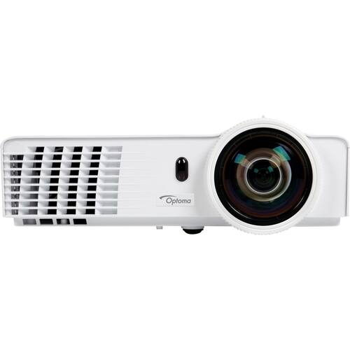 Optoma - 720p DLP Projector - White-Front_Standard 