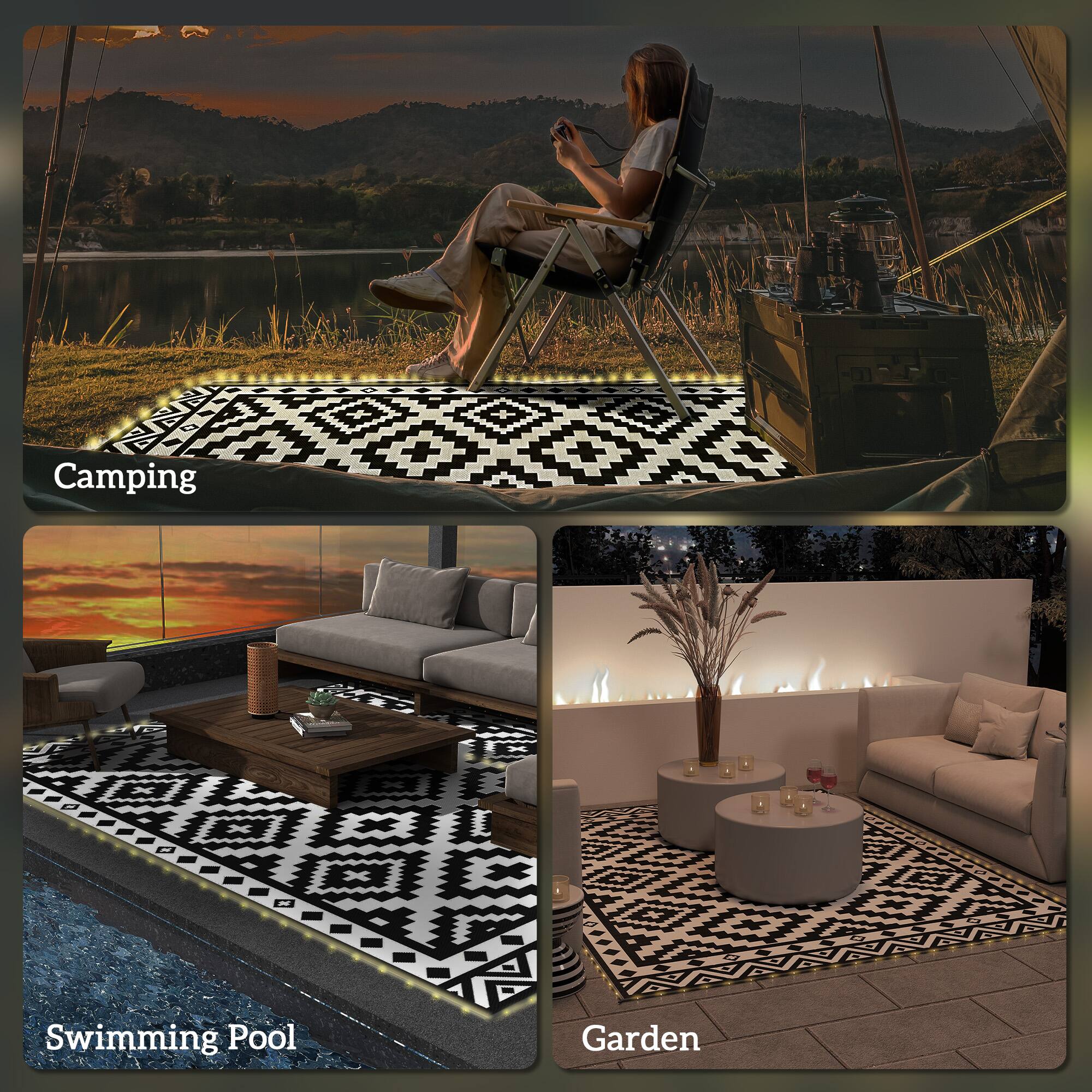 Camping  
Swimming Pool  
Garden
