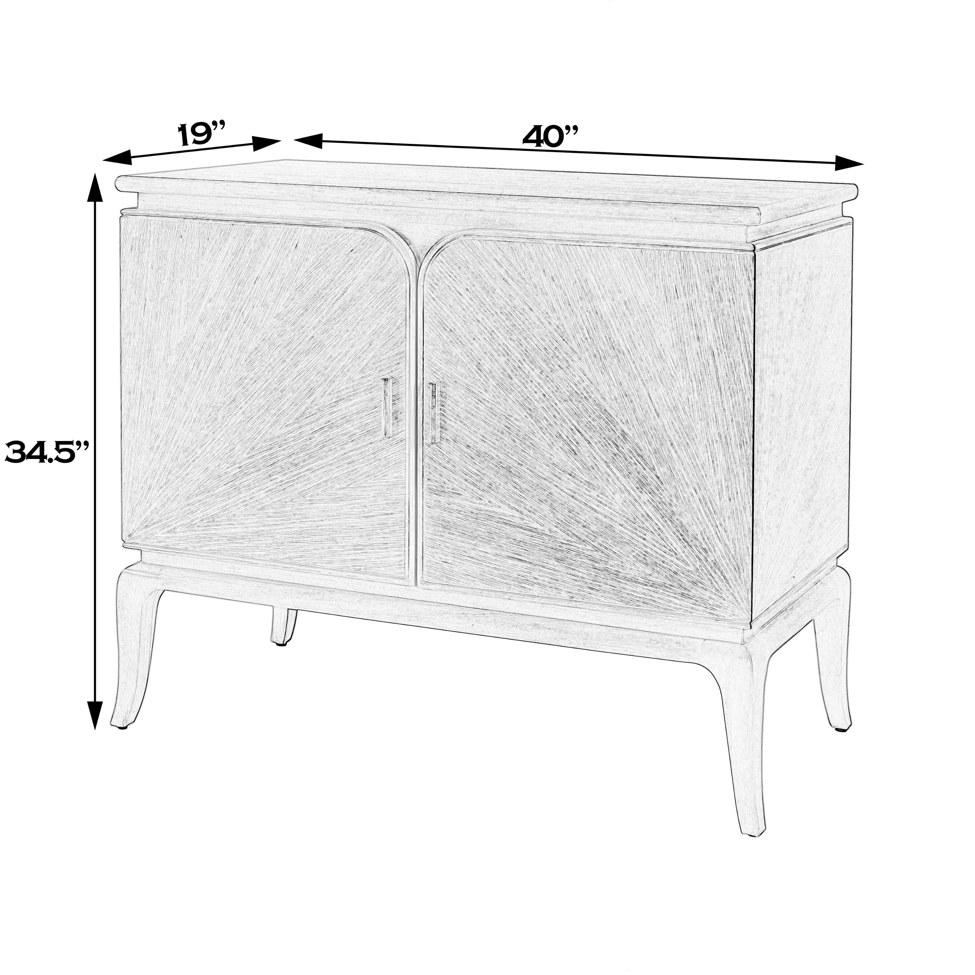 19" x 40" x 34.5"