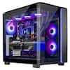 Front. Skytech Gaming - Skytech KING95 - AMD Ryzen 7 7800X3D, 5070 Ti, 32GB 6000 MHz DDR5 RAM, 850W GOLD PSU - Black.