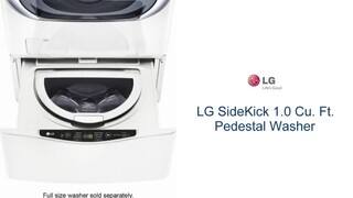 Features: LG SideKick 1.0 Cu. Ft. Pedestal Washer