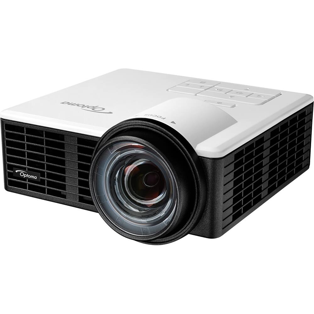 Alt View 11. Optoma - 720p DLP Projector - Black.