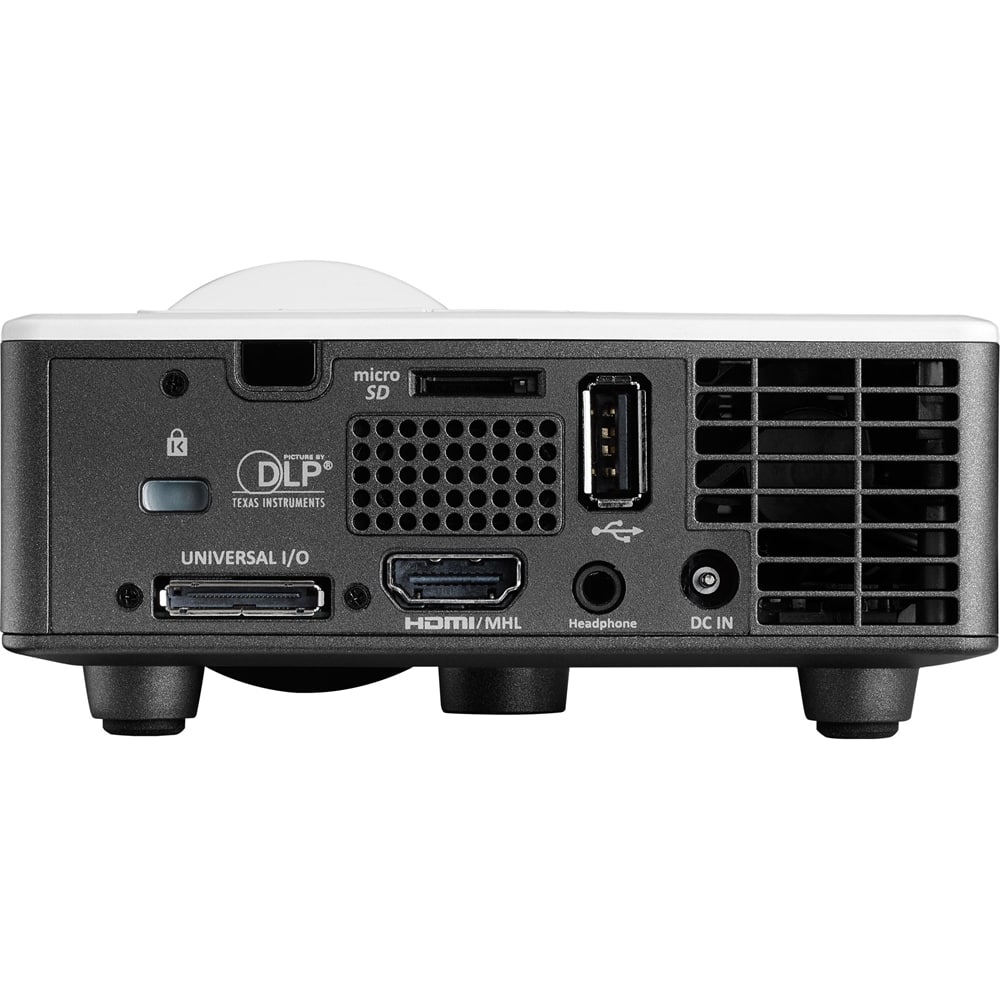 Alt View 13. Optoma - 720p DLP Projector - Black.