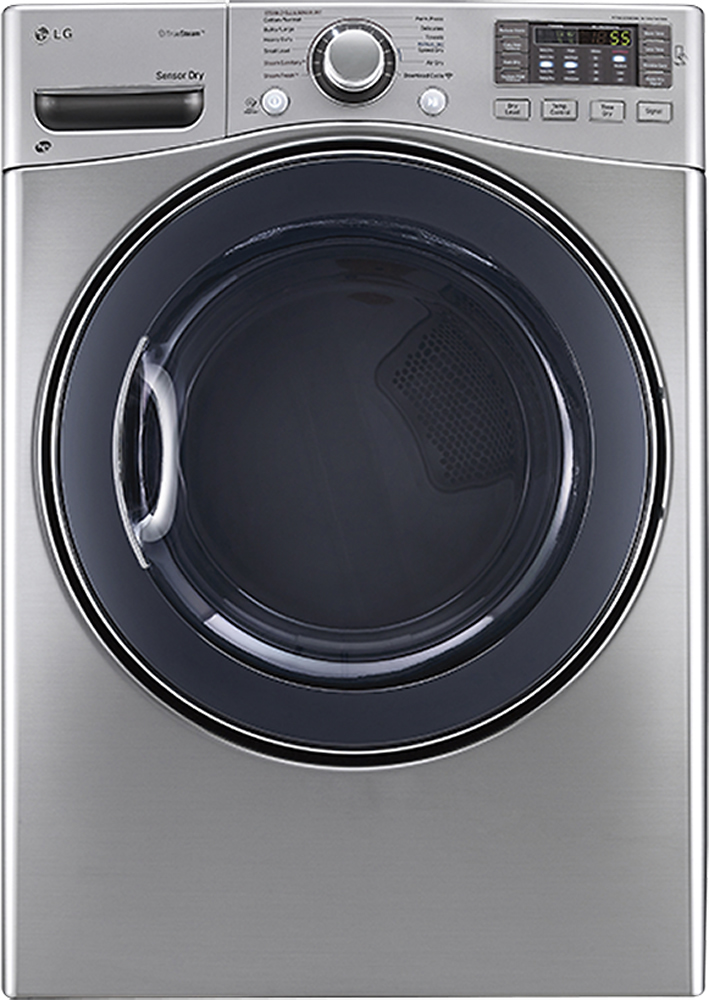 LG TrueSteam 7.4 Cu. Ft. 12-Cycle Electric Dryer with Steam DLEX3570V -  Best Buy