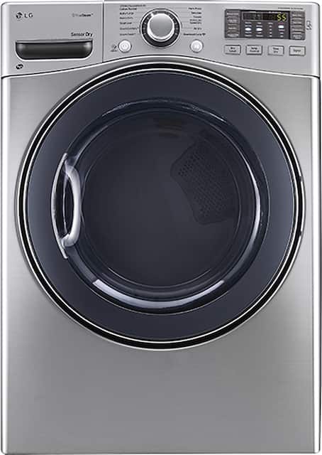 Lg Truesteam 7 4 Cu Ft 12 Cycle Electric Dryer With Steam Graphite Steel Dlex3570v Best Buy