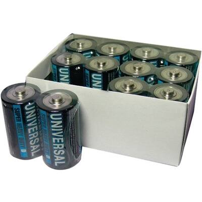 Universal Power Group - D Batteries (12-Pack)