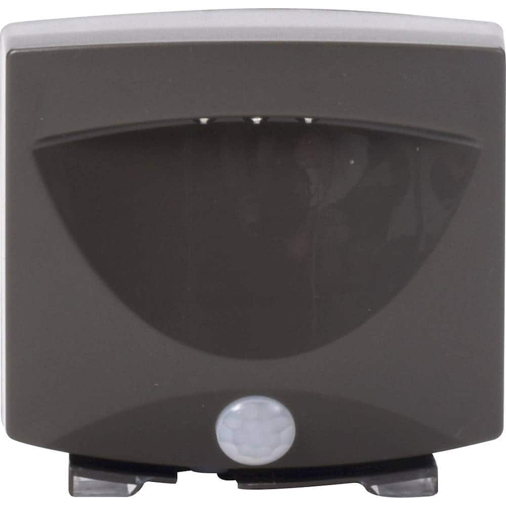 Front. MAXSA Innovations - LED Outdoor Night Light - Dark Bronze.