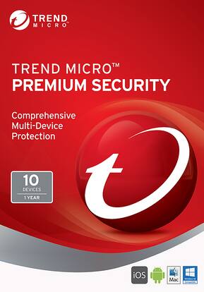 Trend Micro Computer Trend Micro Premium Security (10 Devices) (1 Year Subscription) Android ...