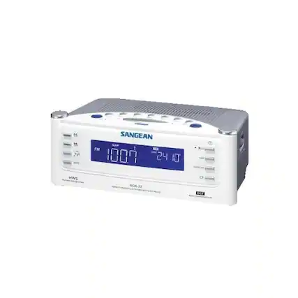 Angle. Sangean - AM/FM Dual-Alarm Clock Radio.