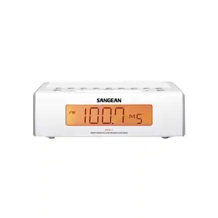 Front. Sangean - AM/FM Dual-Alarm Clock Radio.