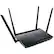 Left. ASUS - Wireless-AC1200 Dual-Band Wi-Fi Router - Black.