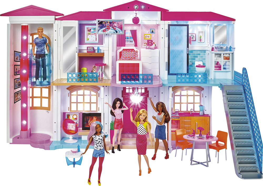 the interactive hello barbie dream house