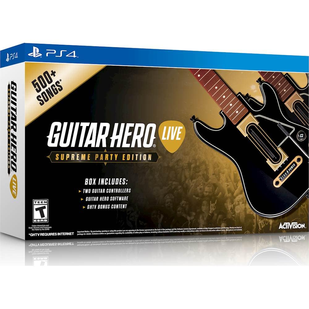 Guitar Hero Live: Supreme Party Edition PlayStation 4 88024 - Best Buy