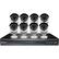Front. Swann - 16-Channel, 8-Camera Outdoor Wired 3TB DVR Surveillance System - Black/White.