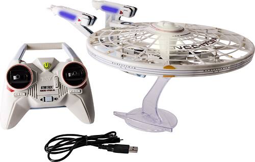 Air Hogs - Star Trek™ U.S.S. Enterprise NCC-1701-A Remote Controlled Helicopter - Gray - Larger Front