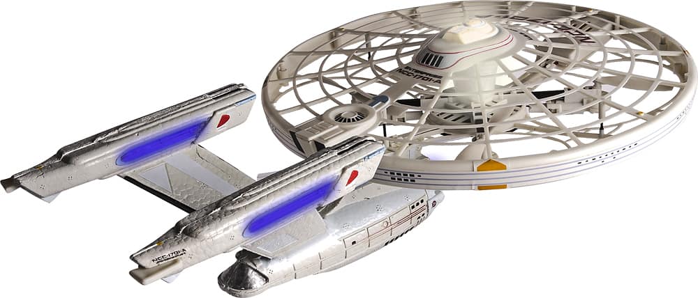 Alt View 11. Air Hogs - Star Trek™ U.S.S. Enterprise NCC-1701-A Remote Controlled Helicopter - Gray.