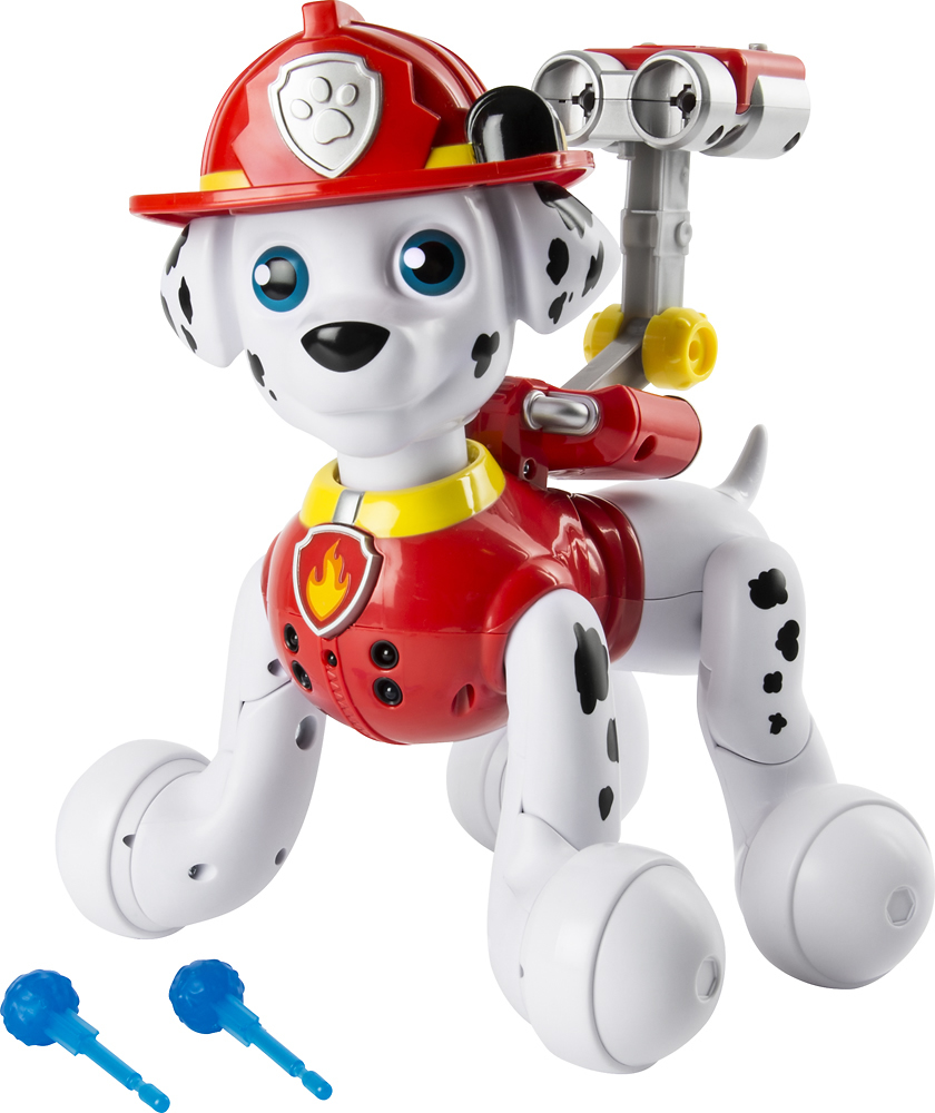 Best Buy: Spin Paw Patrol Zoomer Marshall White with black spots and a outfit 6028662