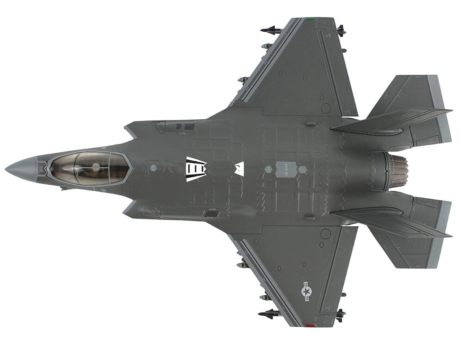 Left. Hobby Master - Lockheed Martin F-35A Lightning II 5345 354th Operations Group Eielson AFB Alaska 2020s USAF Air Power Series 1/72 - Grey.