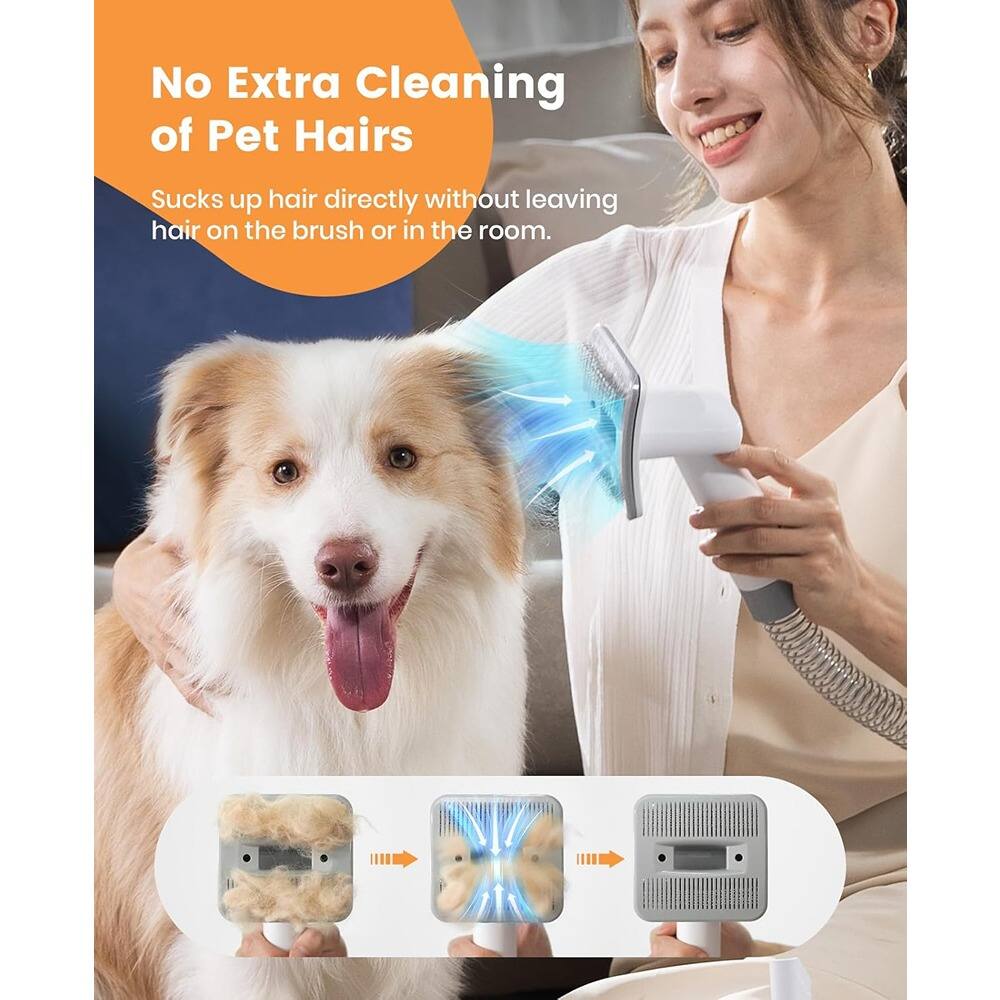 No Extra Cleaning of Pet Hairs

Sucks up hair directly without leaving hair on the brush or in the room.