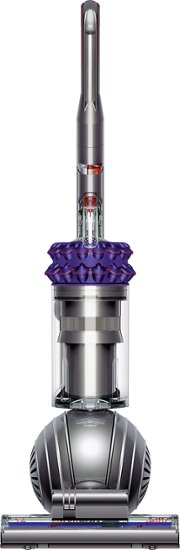 Dyson - Cinetic Big Ball Bagless Upright Vacuum - Iron/bright silver/sprayed purple/red - Front Zoom