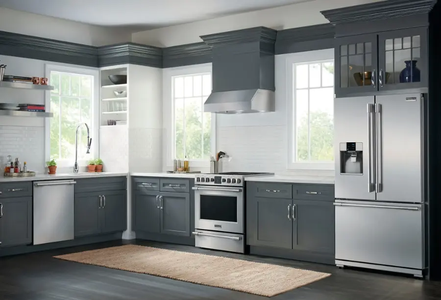 Alt View 21. Frigidaire - Professional 30" Externally Vented Range Hood - Stainless steel.