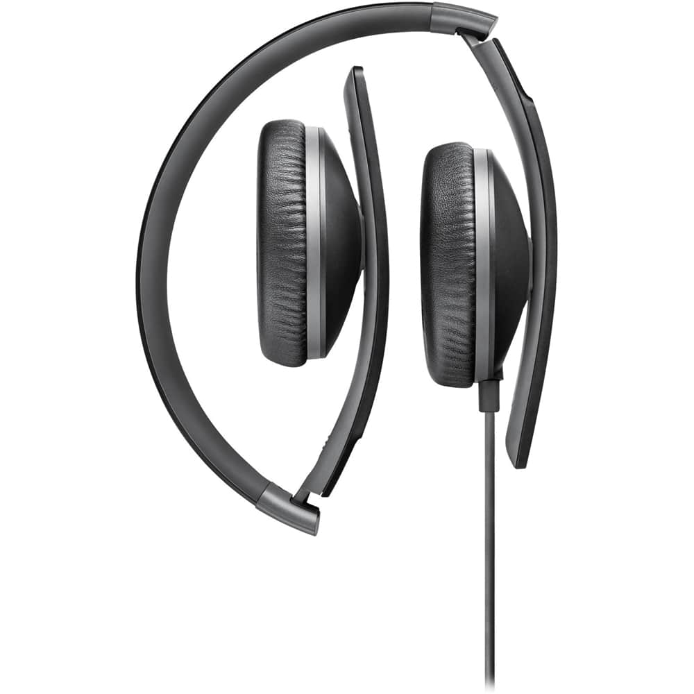 Front. Sennheiser - HD Wired Over-the-Ear Headphones - Black.