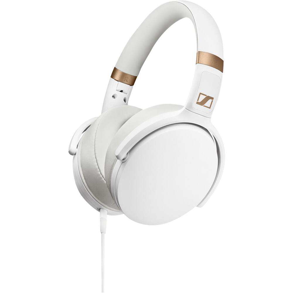 Best Buy Sennheiser HD Wired OvertheEar Headphones White HD 4.30I WHITE