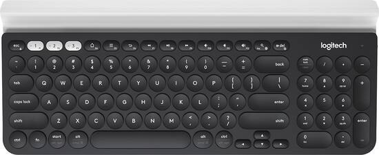 Front Zoom. Logitech - K780 Full-size Wireless Scissor Keyboard - Graphite.